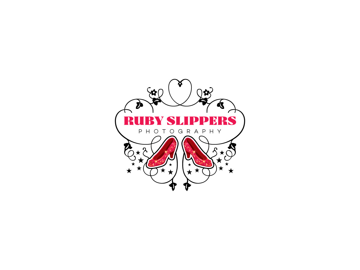 Logo Design by Neil for Ruby Slippers Photography  | Design #11383529