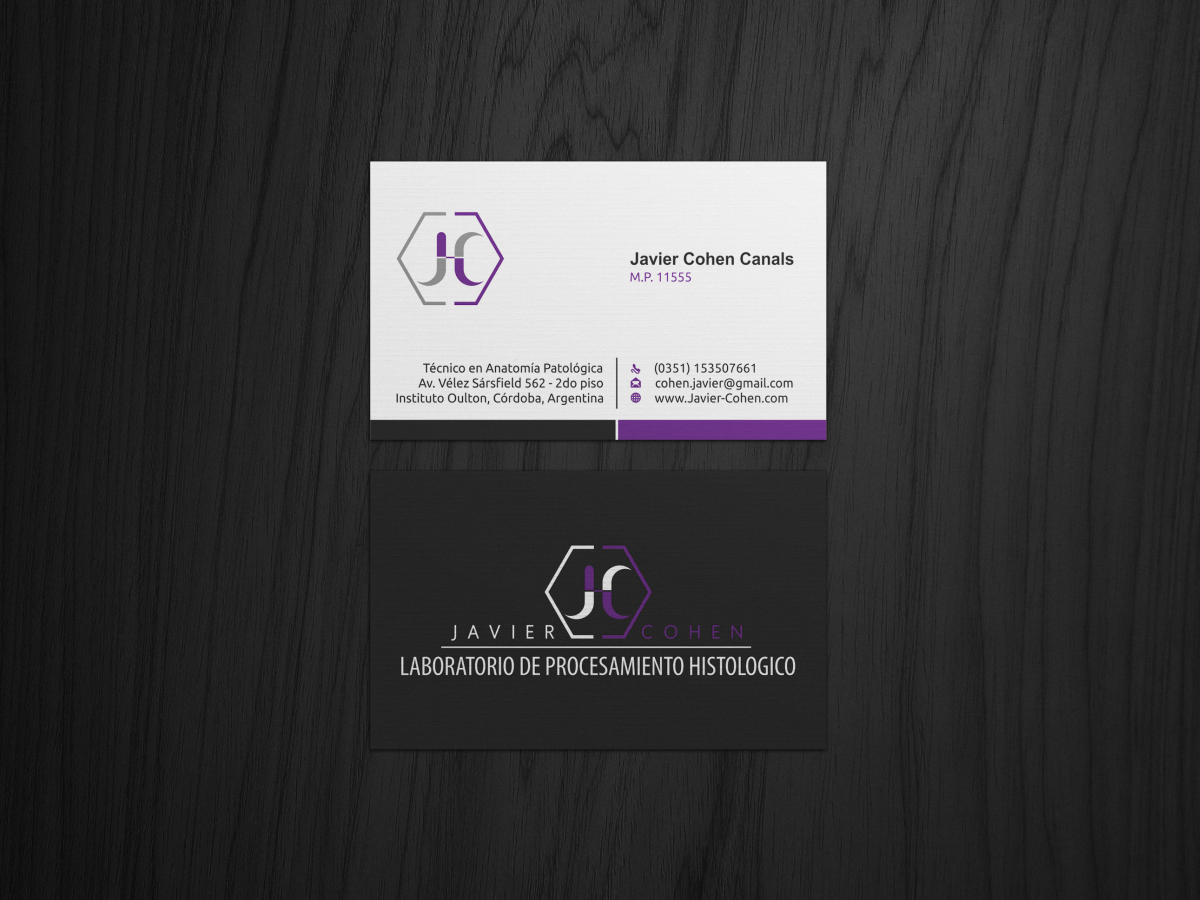 Business Card Design by HYPdesign for JC | Design #2327787