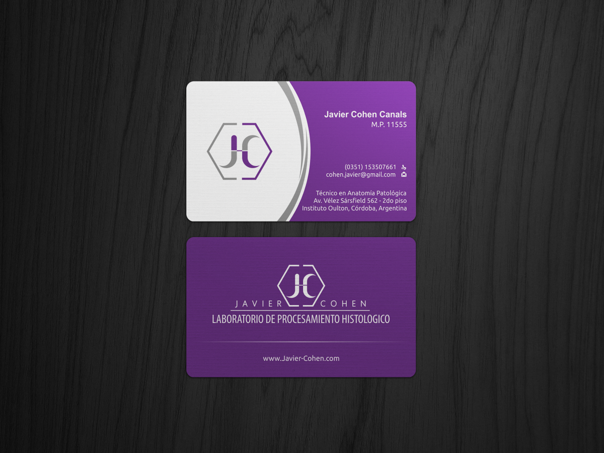 Business Card Design by HYPdesign for JC | Design #2327790