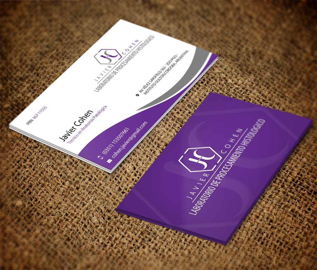 Visitenkarten-Design von Mulugeta für JC | Design #2329573