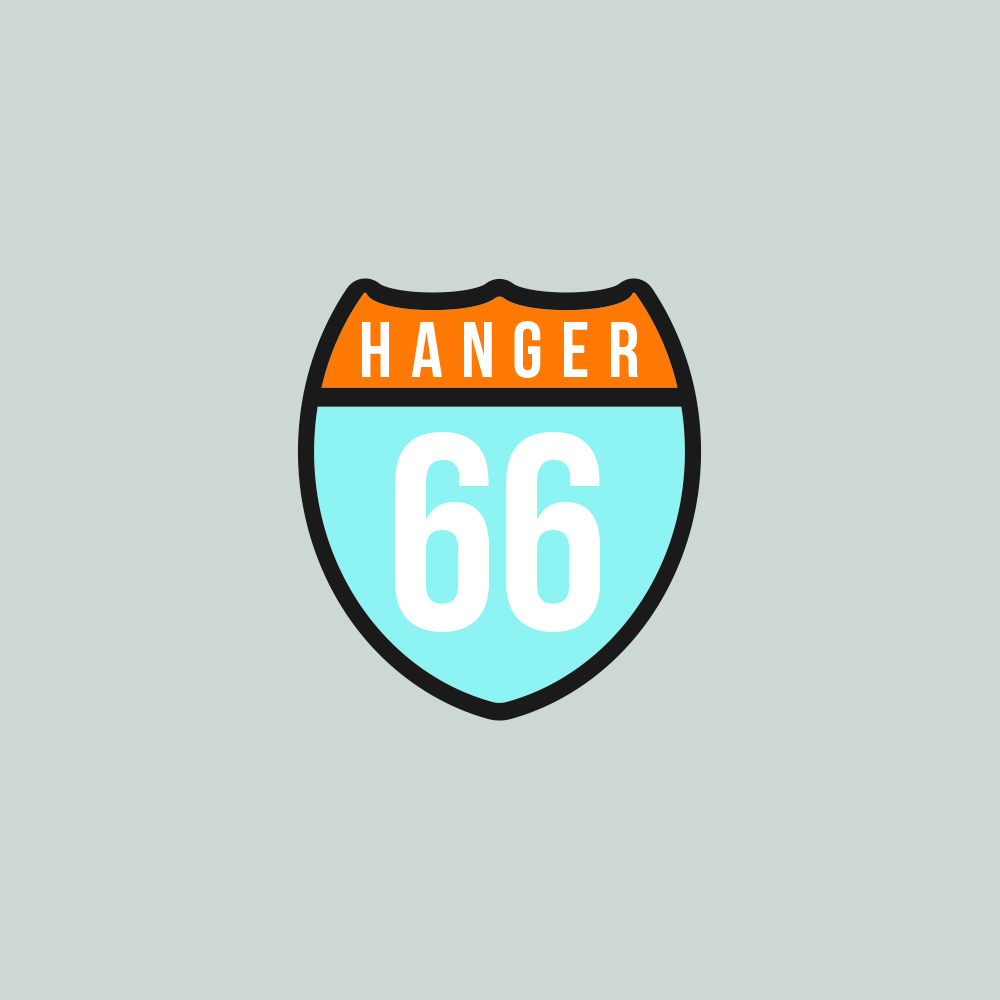 Logo Design by Roland Hawk for Hanger 66 | Design #11275205