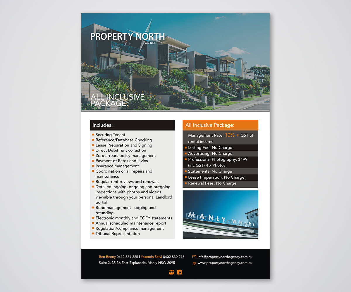 Flyer Design by Designers Hub for Property North Agency | Design #11281580