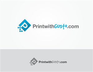 PrintwithGusto.com | Logo Design by jaime.sp