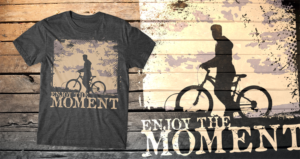 T-shirt about urbaan cycling for the Italian Market | T-Shirt-Design von db1404