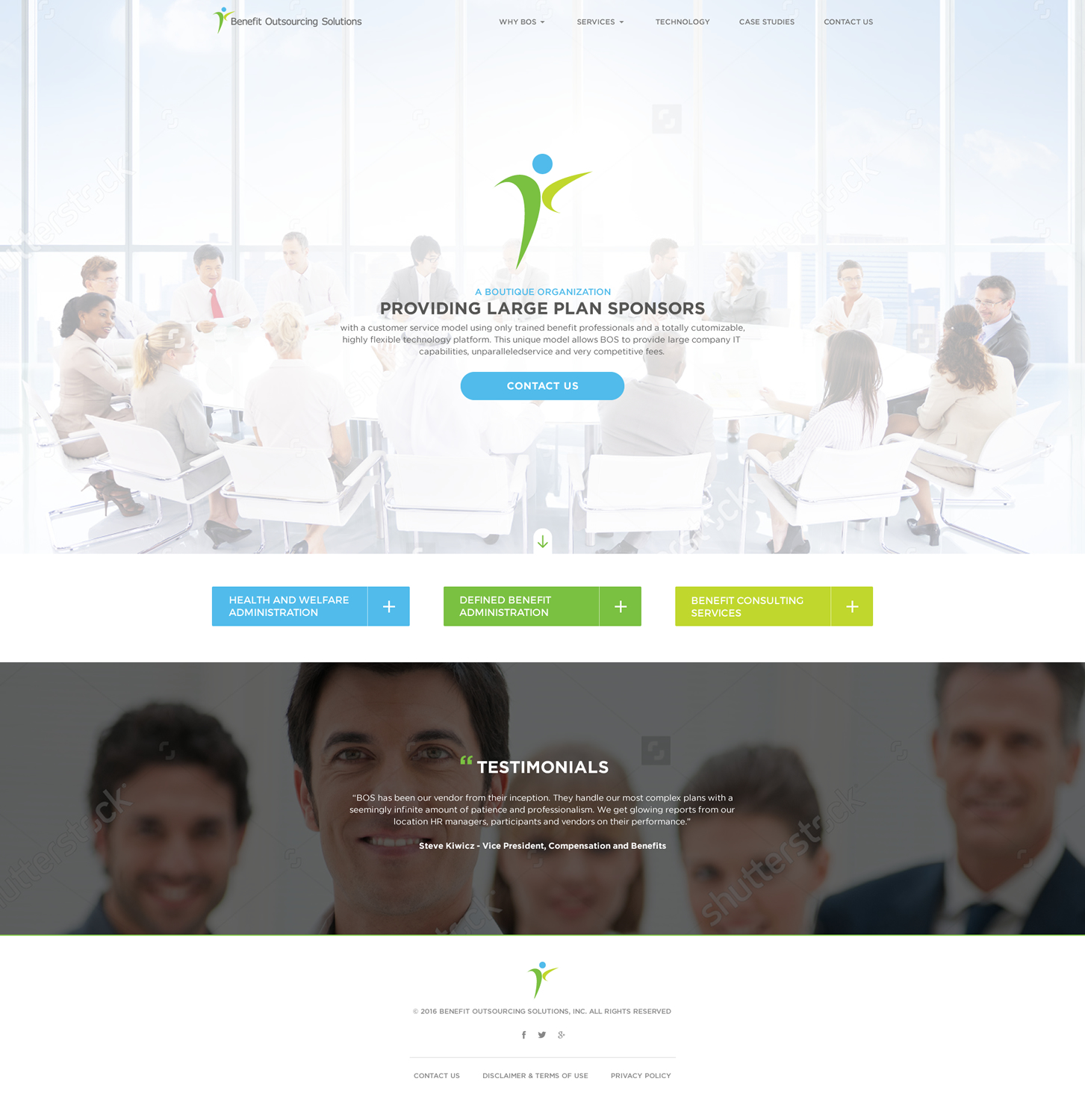Diseño Web por A.D.S para Benefit Outsourcing Solutions Inc | Diseño #11336575