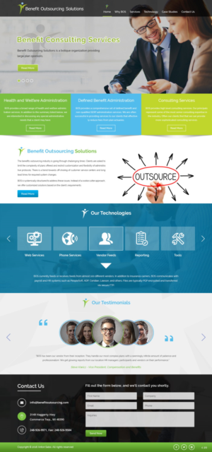 Web-Design von pb für Benefit Outsourcing Solutions Inc | Design: #11291217