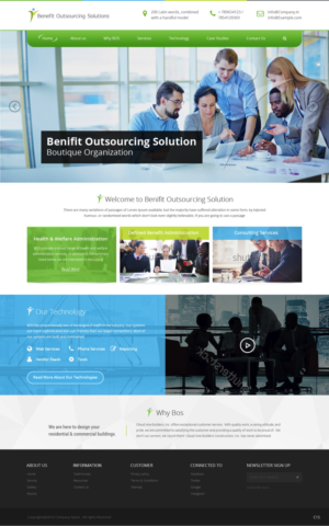 Web-Design von pb für Benefit Outsourcing Solutions Inc | Design: #11291224