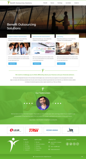 Web-Design von pb für Benefit Outsourcing Solutions Inc | Design: #11291228
