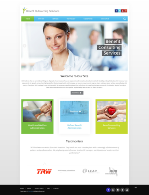 Web-Design von pb für Benefit Outsourcing Solutions Inc | Design: #11291594