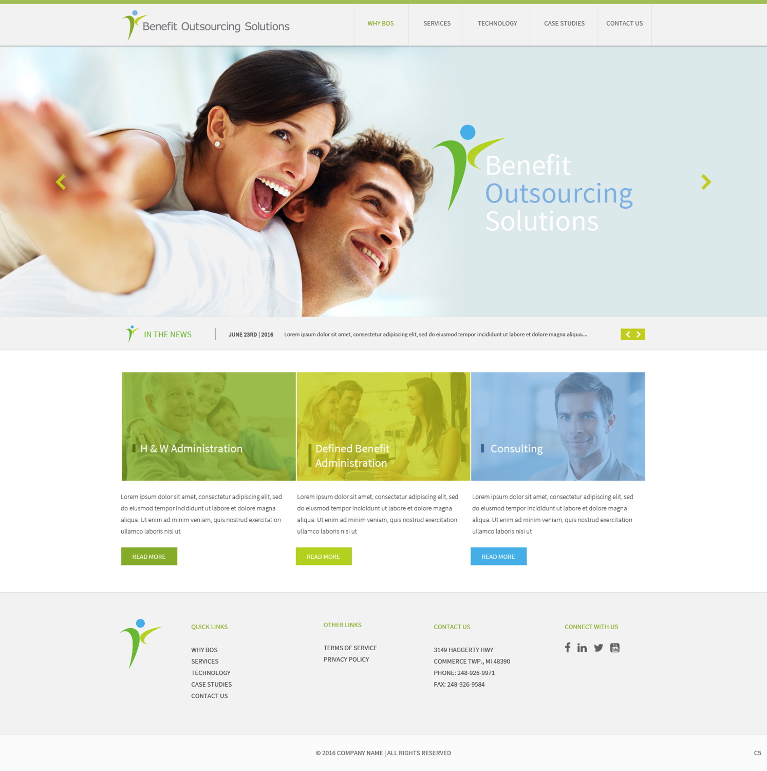 Web-Design von pb für Benefit Outsourcing Solutions Inc | Design #11301090