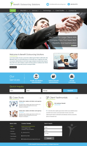 Web-Design von Sbss für Benefit Outsourcing Solutions Inc | Design: #11335341