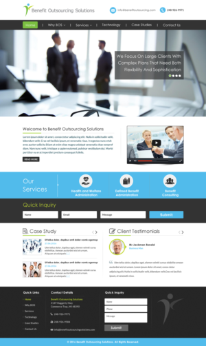 Web-Design von Sbss für Benefit Outsourcing Solutions Inc | Design: #11335342