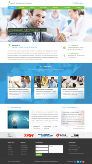 Web-Design von Sbss für Benefit Outsourcing Solutions Inc | Design: #11345307