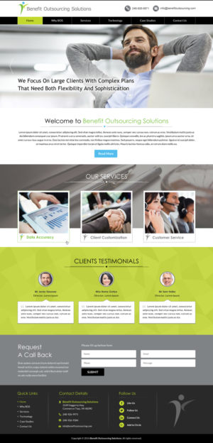 Web-Design von Sbss für Benefit Outsourcing Solutions Inc | Design: #11345606