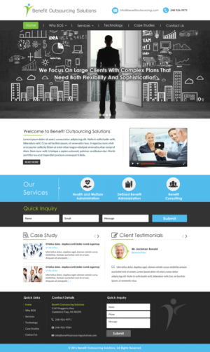 Web-Design von Sbss für Benefit Outsourcing Solutions Inc | Design: #11345618