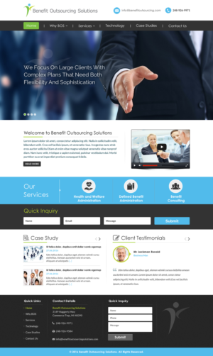 Web-Design von Sbss für Benefit Outsourcing Solutions Inc | Design: #11345619