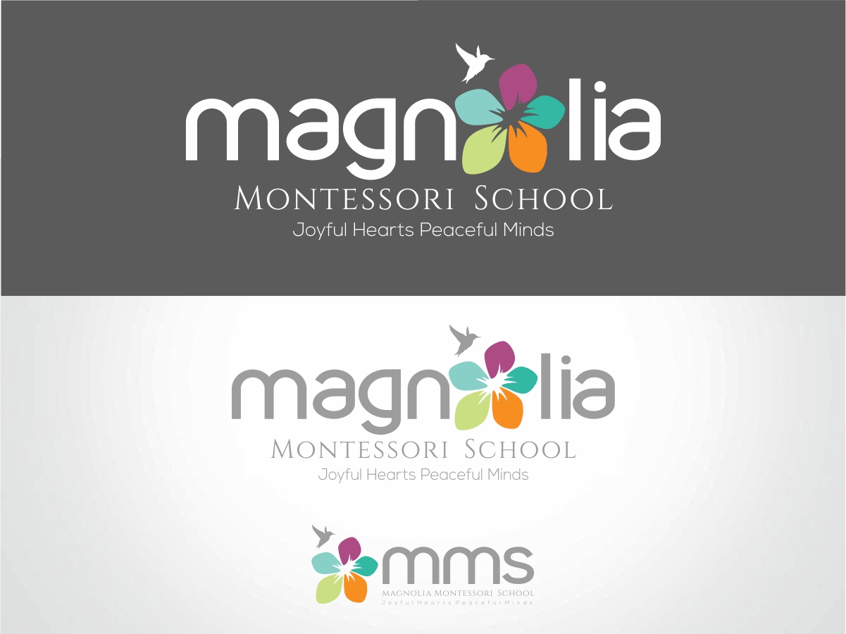 Logo Design by nikkiblue for Magnolia Montessori School | Design #11362063