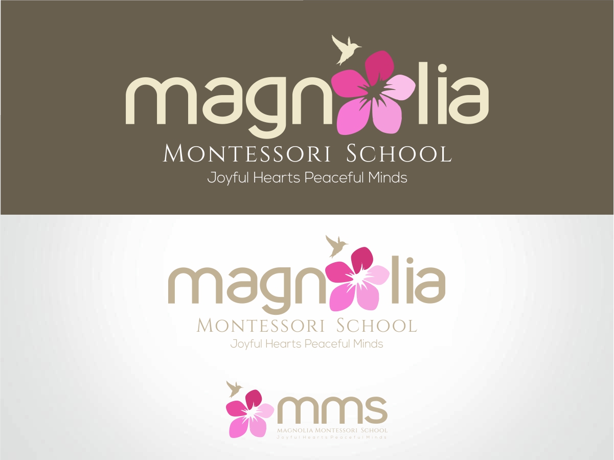 Logo Design by nikkiblue for Magnolia Montessori School | Design #11384791