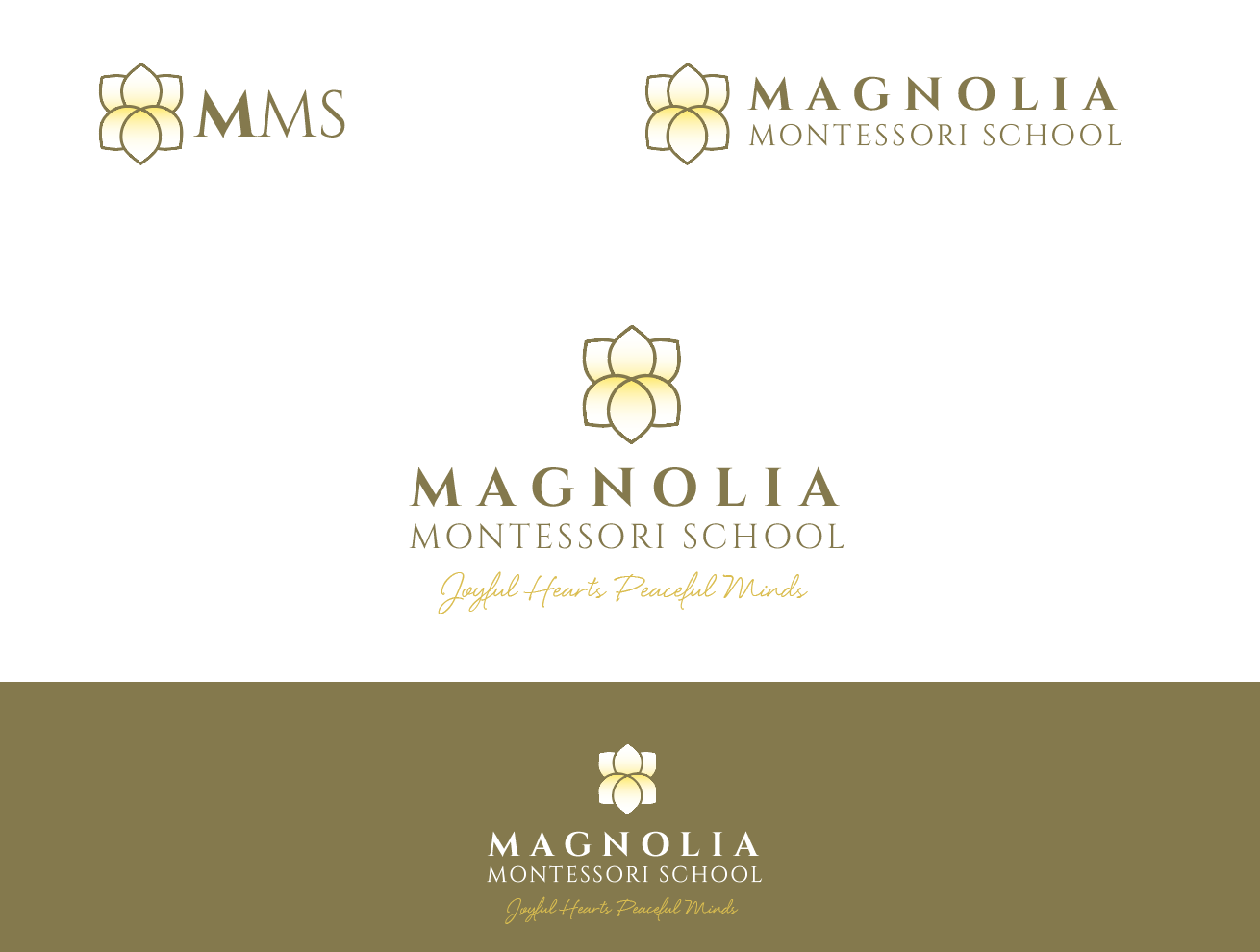 Logo Design by wonderland for Magnolia Montessori School | Design #11303033
