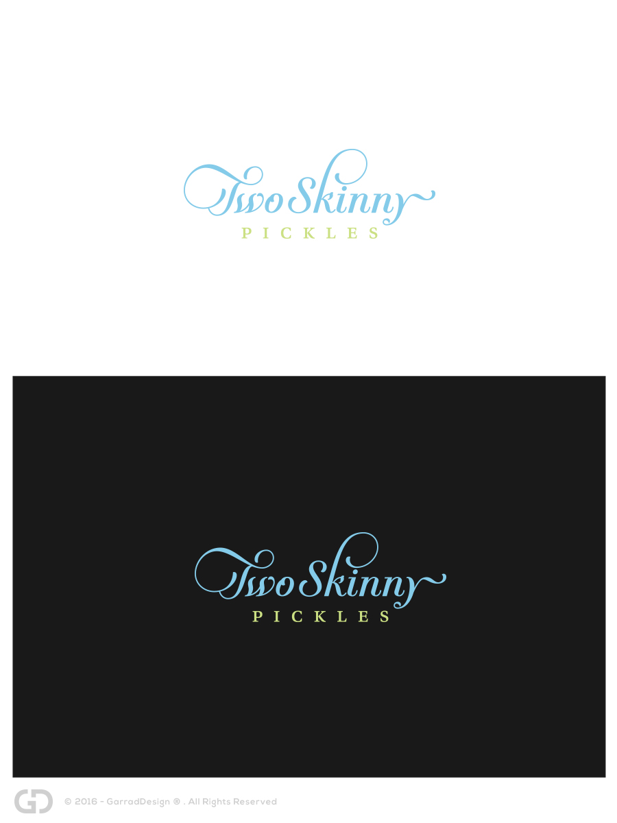Logo Design by garrad for Two Skinny Pickles Pty. Ltd. | Design #11340075