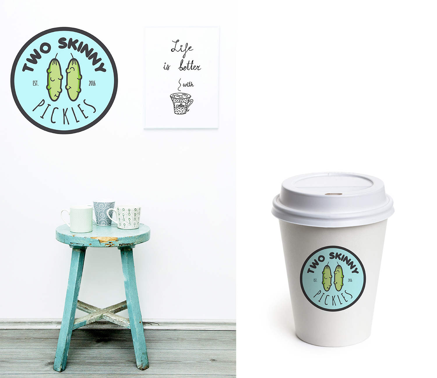 Logo Design by RoundYellow for Two Skinny Pickles Pty. Ltd. | Design #11310986