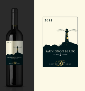 Boston Winery Sauvignon Blanc | Design Emballage par Milos Jovic