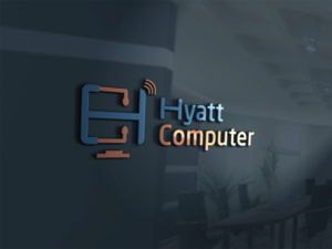 Logo Design by color designer for Hyatt Computer | Design: #11327180