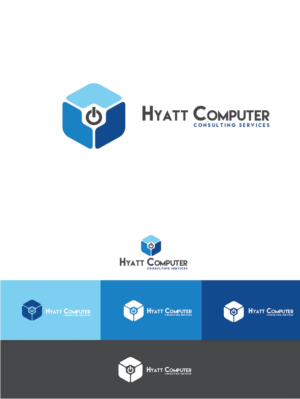 Logo Design by Creativedesigne1 for Hyatt Computer | Design: #11312053