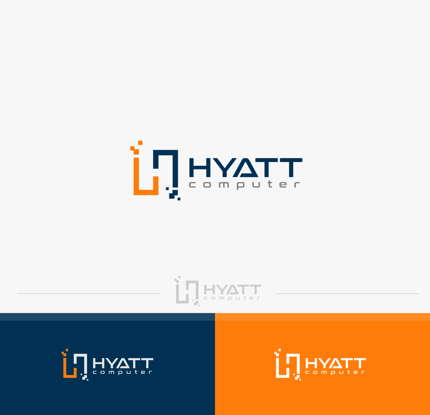 Logo Design by artswolf for Hyatt Computer | Design #11386267