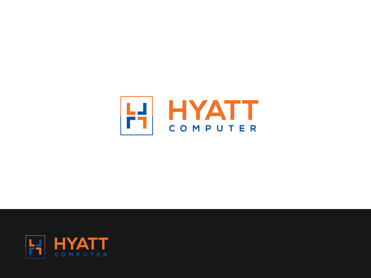 Logo Design by Atec for Hyatt Computer | Design #11324314