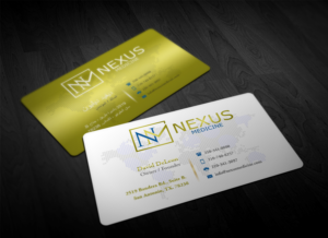 Design de Carte de Visite par Pointless Pixels India pour Nexus Medicine | Design : #11314200
