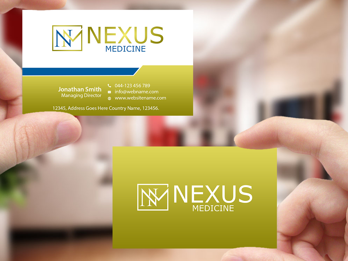 Diseño de Tarjeta de Presentación por Creations Box 2015 para Nexus Medicine | Diseño #11292655