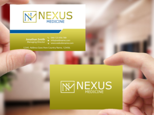 Business Card Design by Creations Box 2015 for Nexus Medicine | Design: #11292655