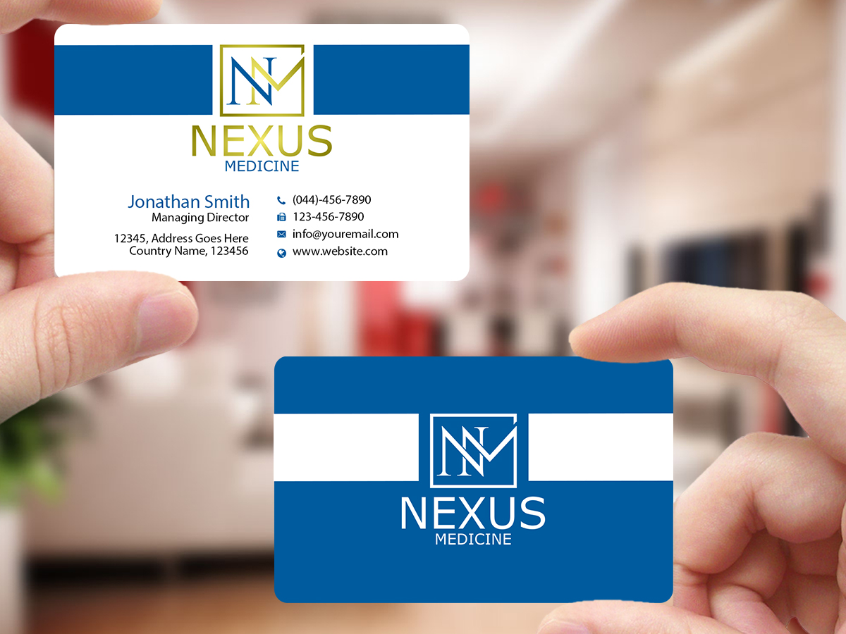 Diseño de Tarjeta de Presentación por Creations Box 2015 para Nexus Medicine | Diseño #11292658