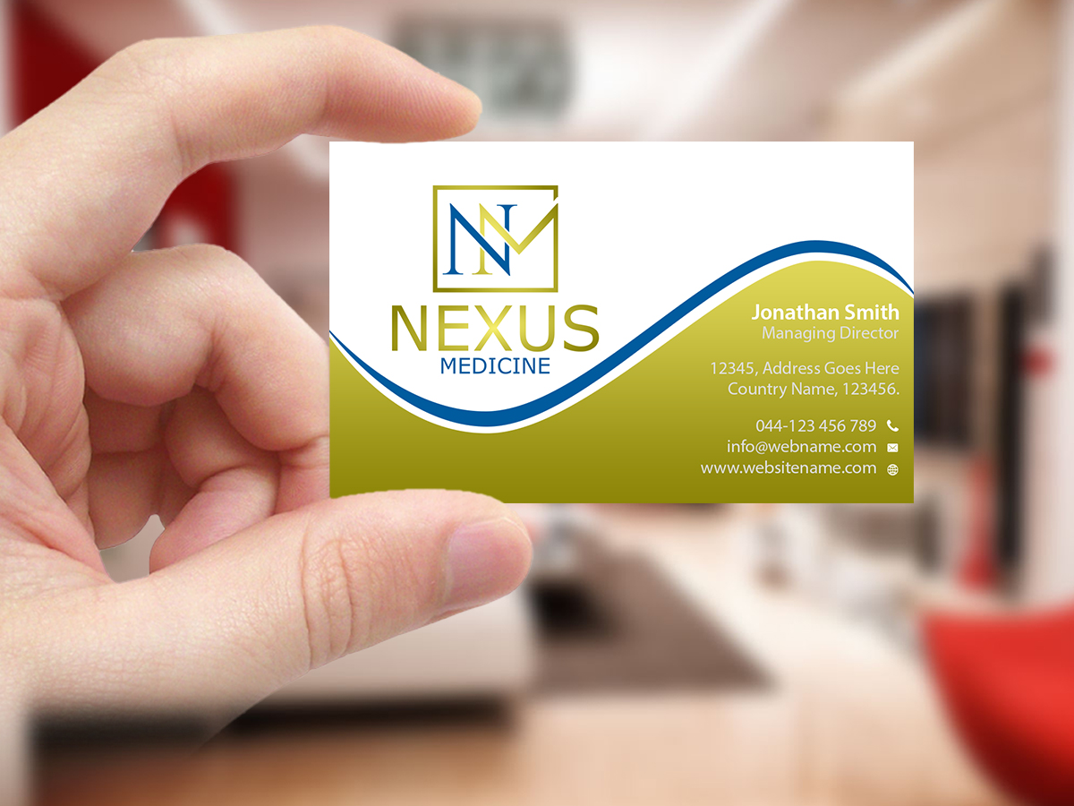 Diseño de Tarjeta de Presentación por Creations Box 2015 para Nexus Medicine | Diseño #11292659