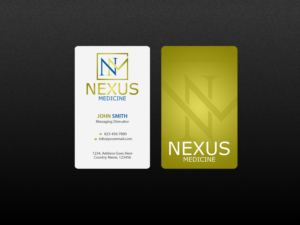 Business Card Design by Creations Box 2015 for Nexus Medicine | Design: #11292680