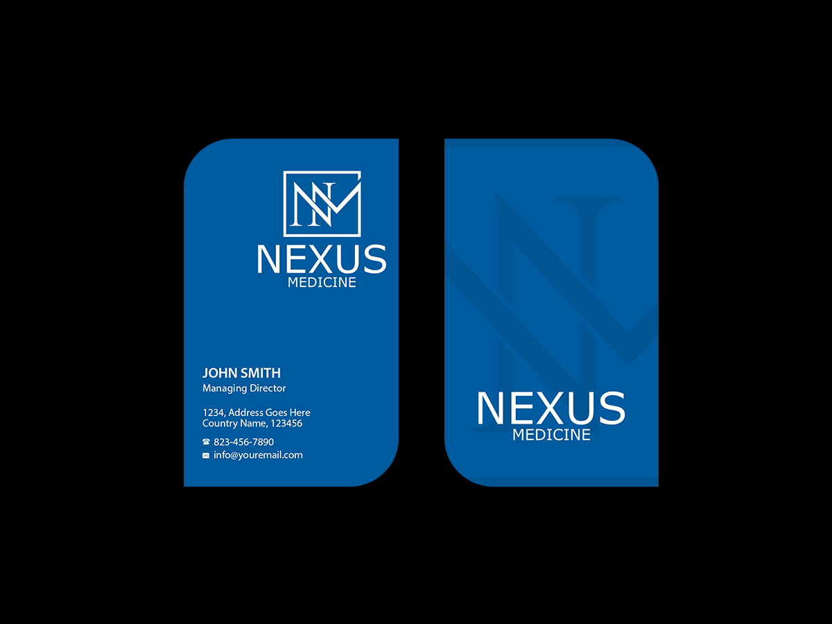 Diseño de Tarjeta de Presentación por Creations Box 2015 para Nexus Medicine | Diseño #11292684