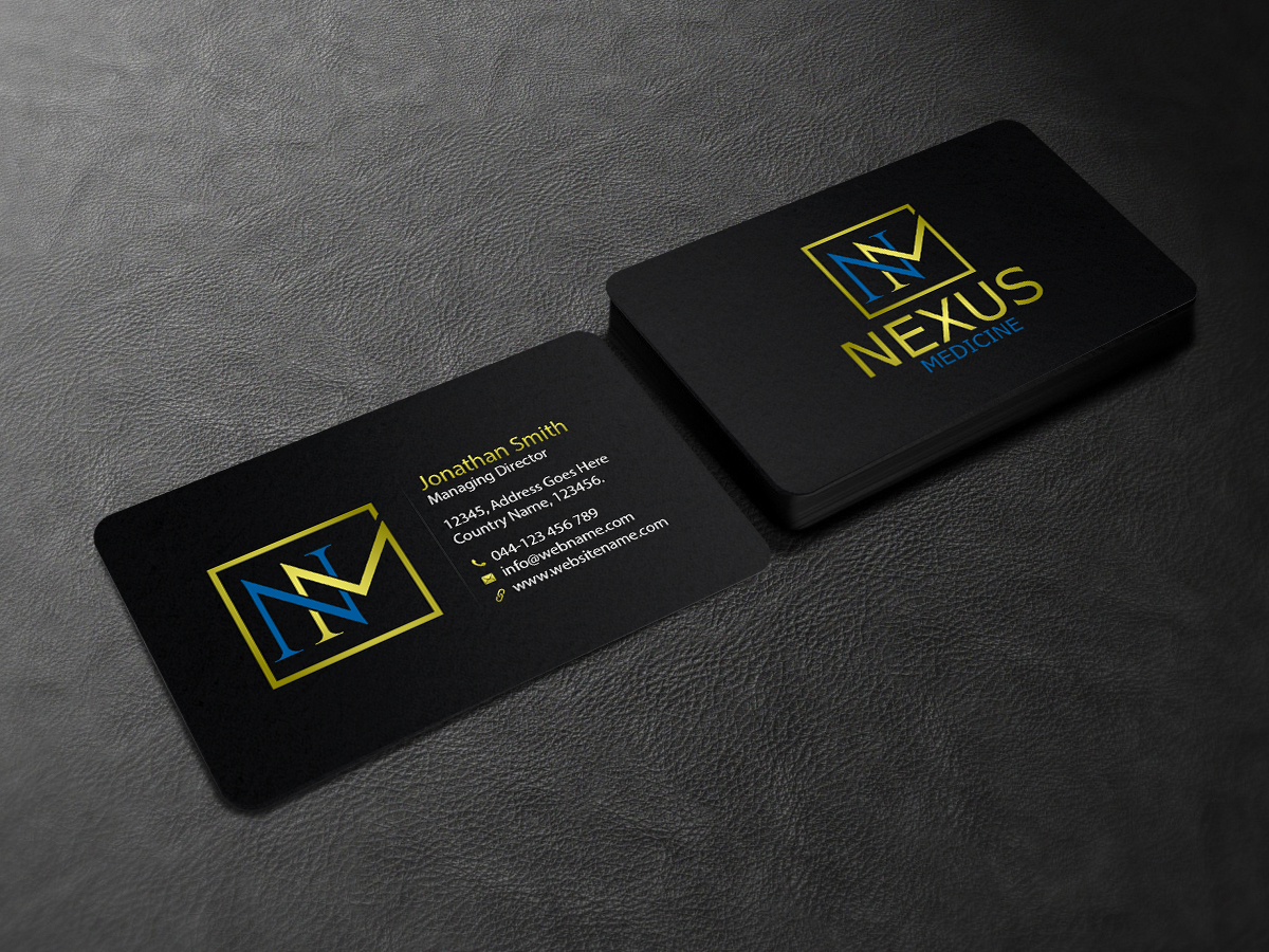 Business Card Design by Creations Box 2015 for Nexus Medicine | Design #11292706