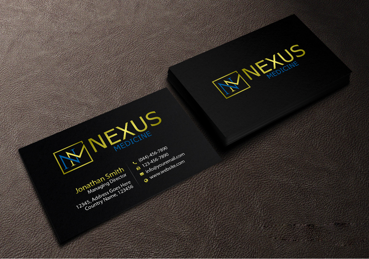Business Card Design by Creations Box 2015 for Nexus Medicine | Design #11292707