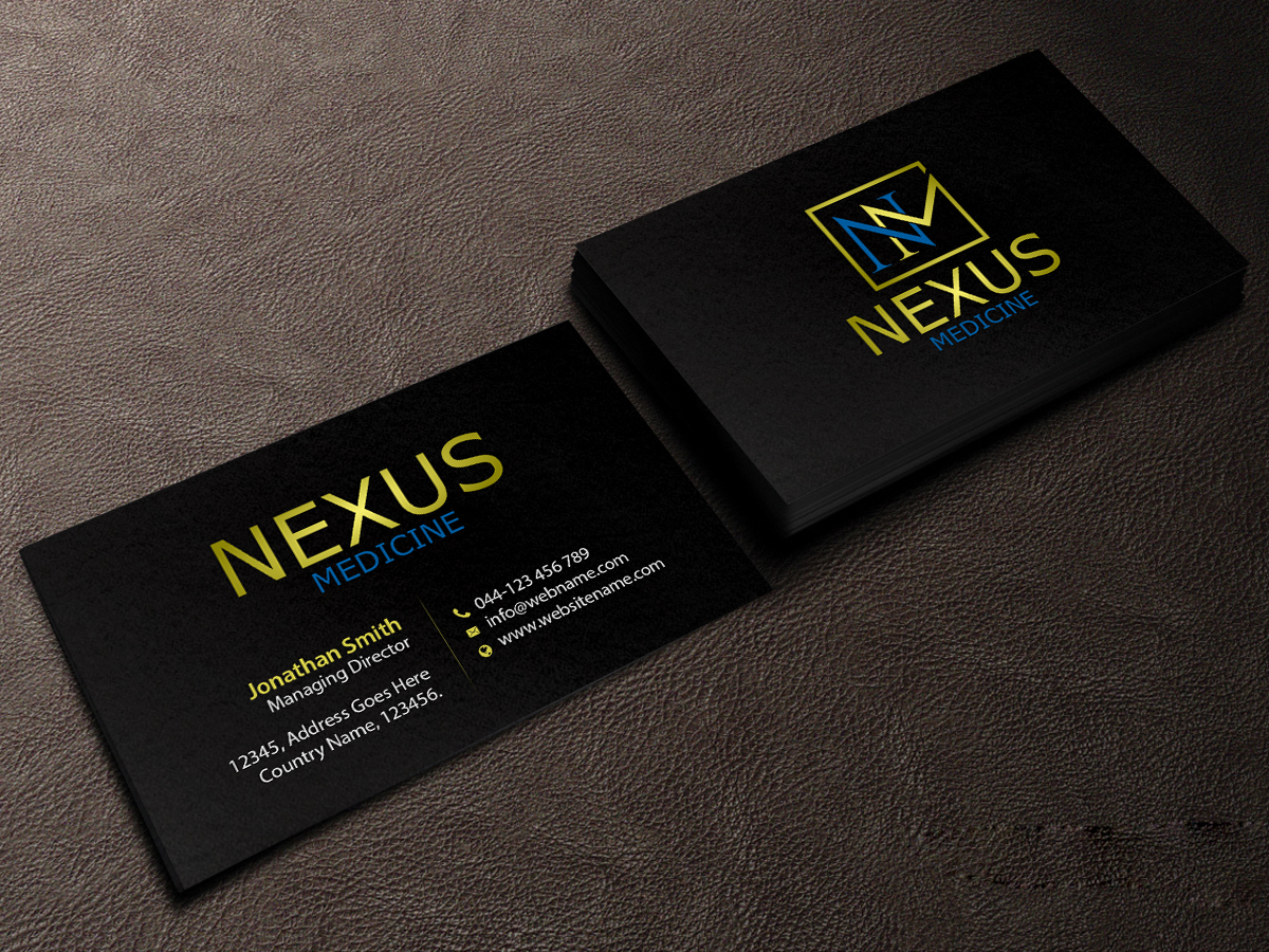 Diseño de Tarjeta de Presentación por Creations Box 2015 para Nexus Medicine | Diseño #11292713