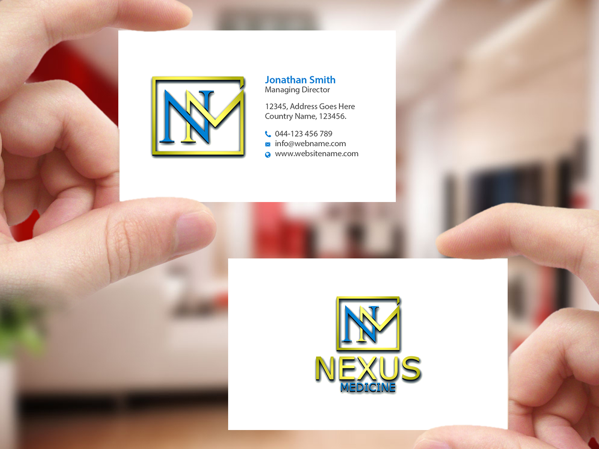 Visitenkarten-Design von Creations Box 2015 für Nexus Medicine | Design #11292716