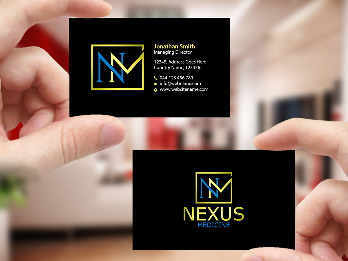 Visitenkarten-Design von Creations Box 2015 für Nexus Medicine | Design #11292717