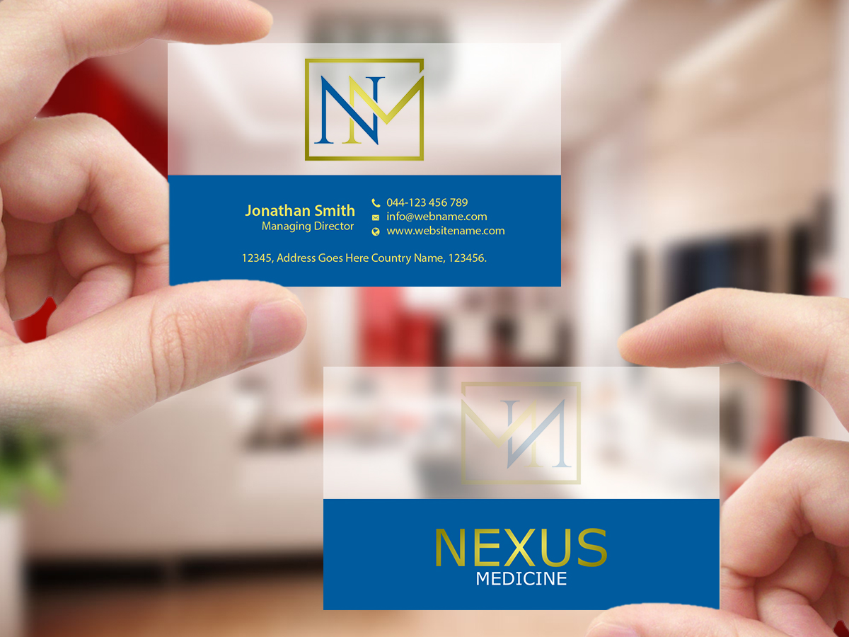 Visitenkarten-Design von Creations Box 2015 für Nexus Medicine | Design #11292719