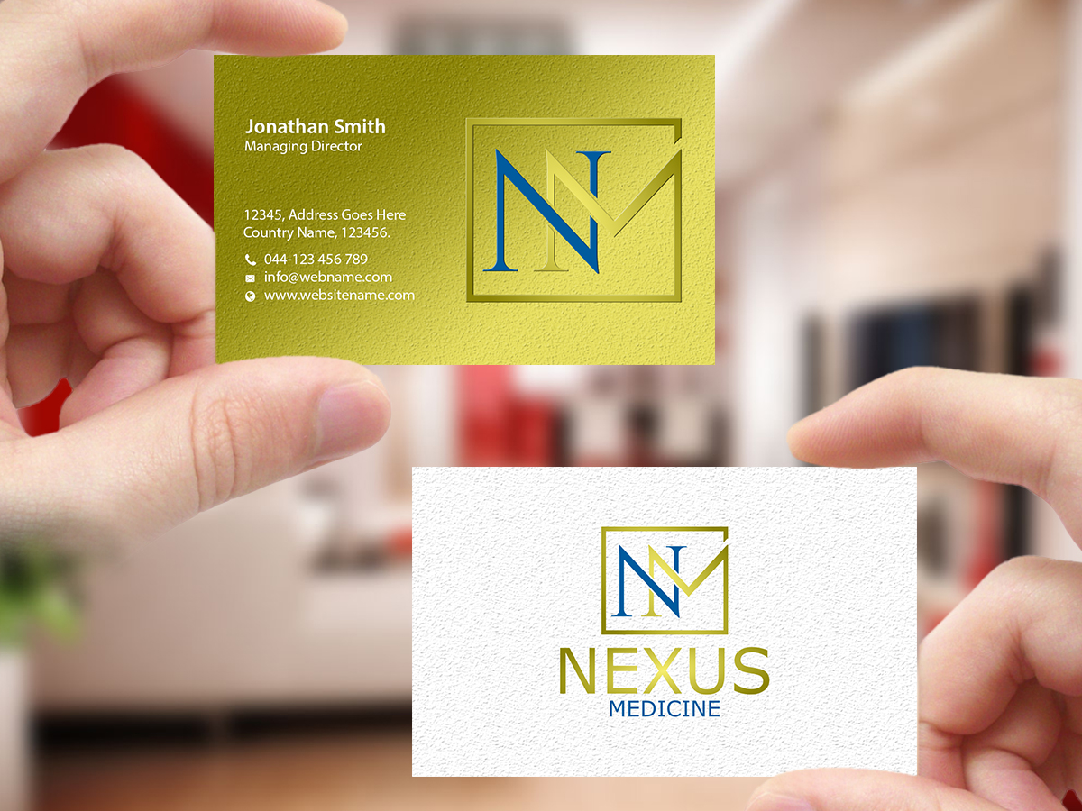 Visitenkarten-Design von Creations Box 2015 für Nexus Medicine | Design #11292720