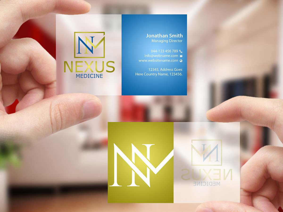Visitenkarten-Design von Creations Box 2015 für Nexus Medicine | Design #11292724