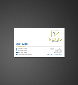 Business Card Design by chandrayaan.creative for Nexus Medicine | Design: #11288790