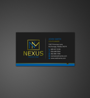 Business Card Design by chandrayaan.creative for Nexus Medicine | Design: #11288802