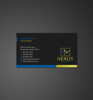 Business Card Design by chandrayaan.creative for Nexus Medicine | Design: #11294895