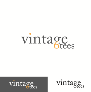 Logo Design by Simple Design &amp; Print for Vintage 6'Tees | Design #11357146