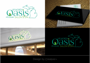 Up North Oasis Salon & Spa | Logo Design by Creative™